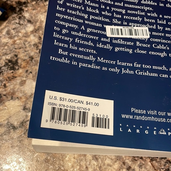 Camino Island Novel By John Grisham Large Print Great Condition - Picture 3 of 4